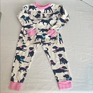 Little blue house pajamas black lab bar harbor Maine size 3
